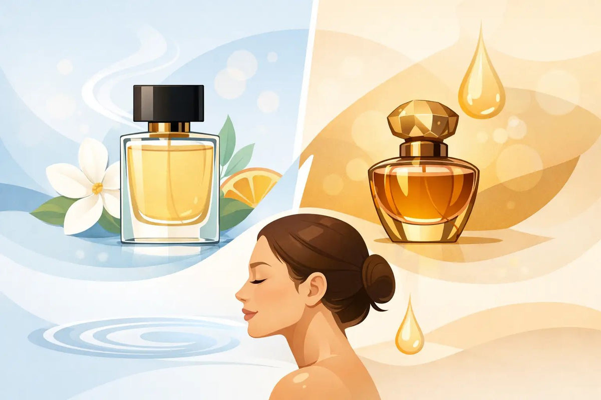 Eau de Parfum Versus Extrait for Your Skin - Muse Fragrance
