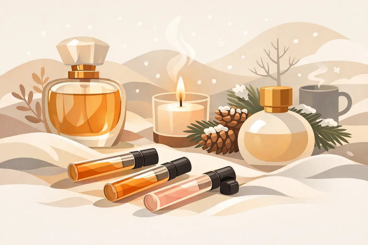 Warm Winter Perfume Samples Worth Wearing - Muse Fragrance