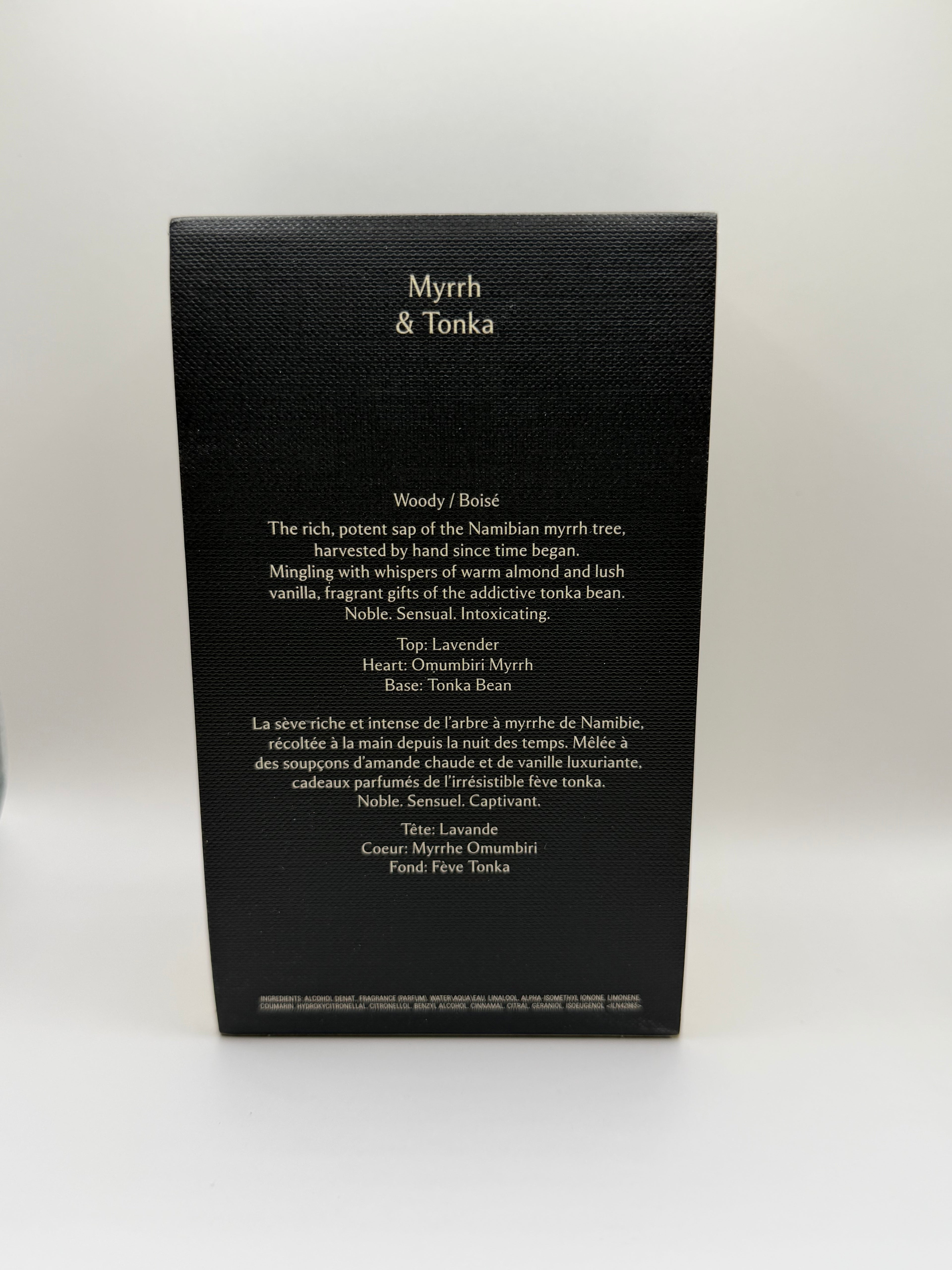 Jo Malone Myrrh and Tonka cologne intense