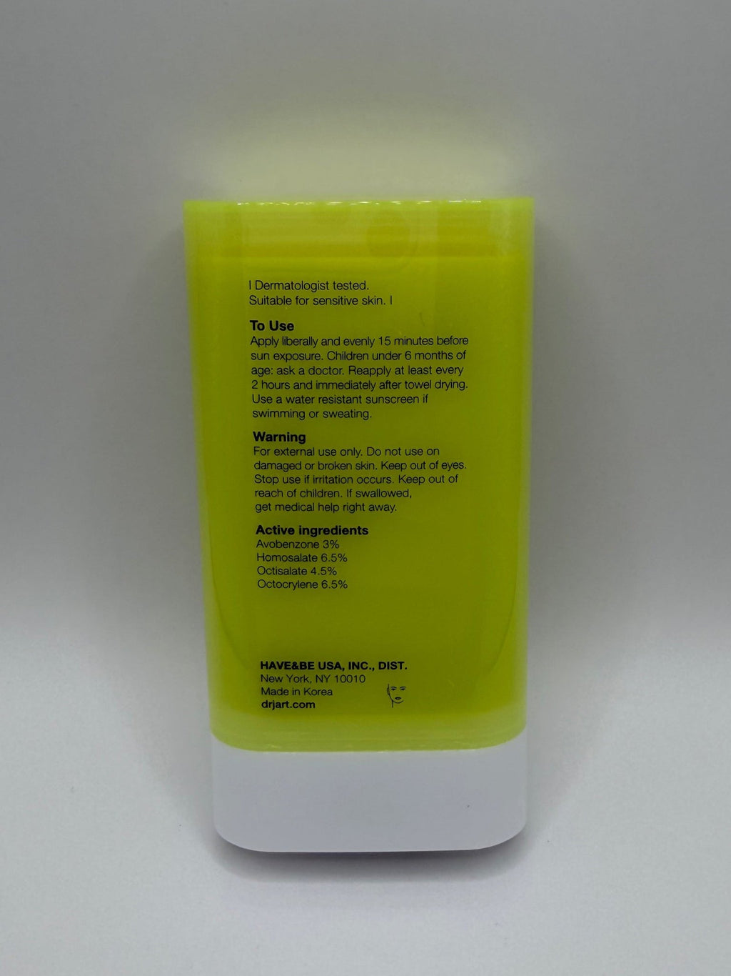 Dr Jart+ Every Sun Day ultra sheer priming sunscreen, stick with hyaluronic acid SPF 40 - Muse Fragrance