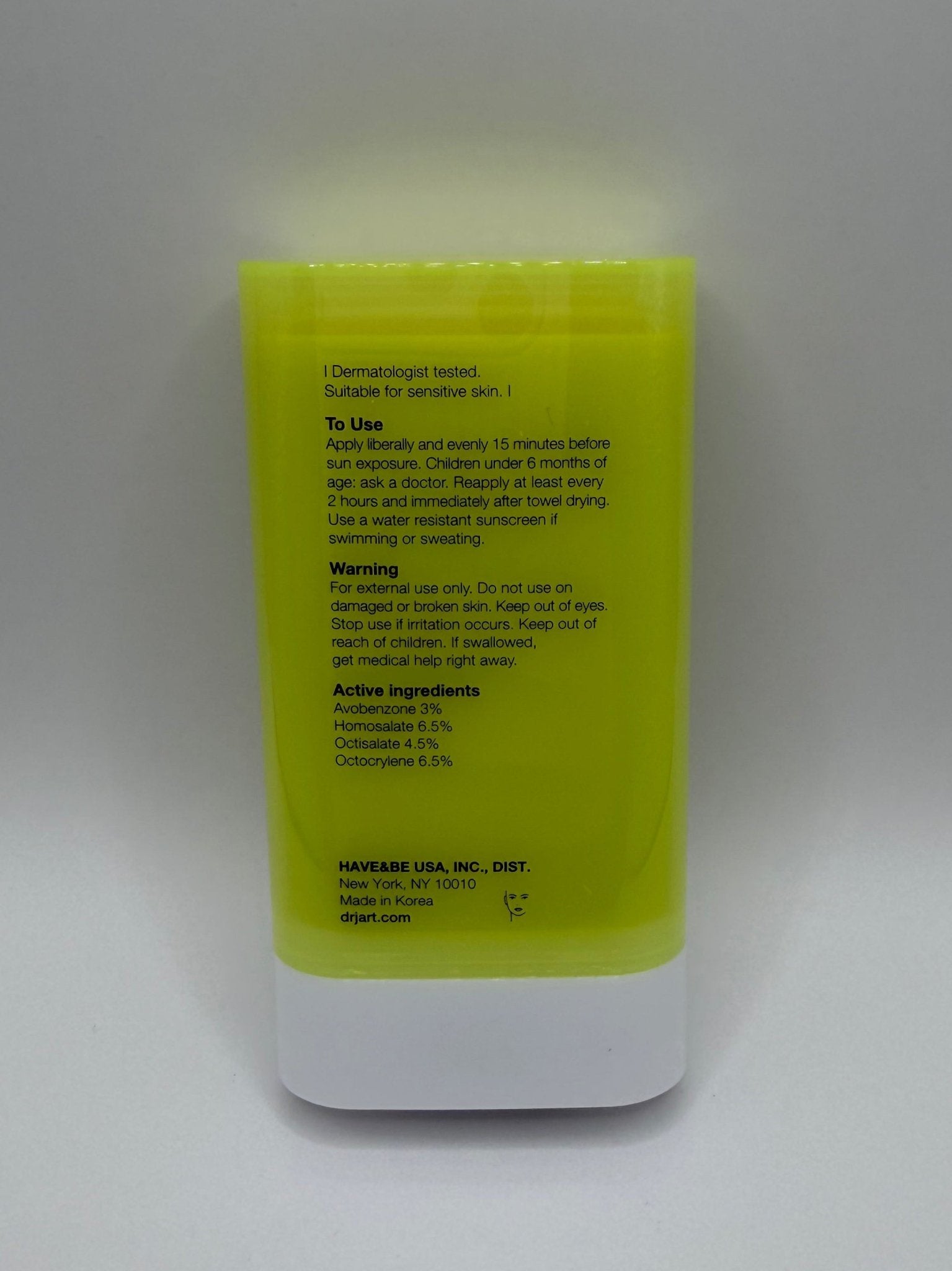 Dr Jart+ Every Sun Day ultra sheer priming sunscreen, stick with hyaluronic acid SPF 40 - Muse Fragrance