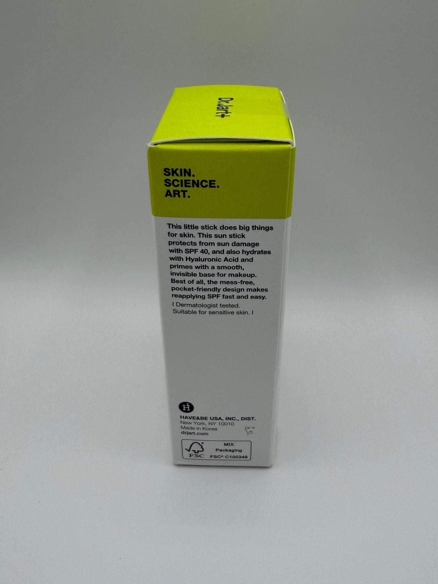 Dr Jart+ Every Sun Day ultra sheer priming sunscreen, stick with hyaluronic acid SPF 40 - Muse Fragrance